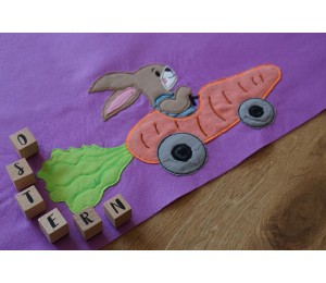 Stickdatei - Flitzehase Fransenappli